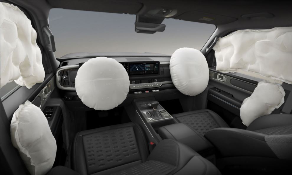 Seis airbags da Kia Tasman