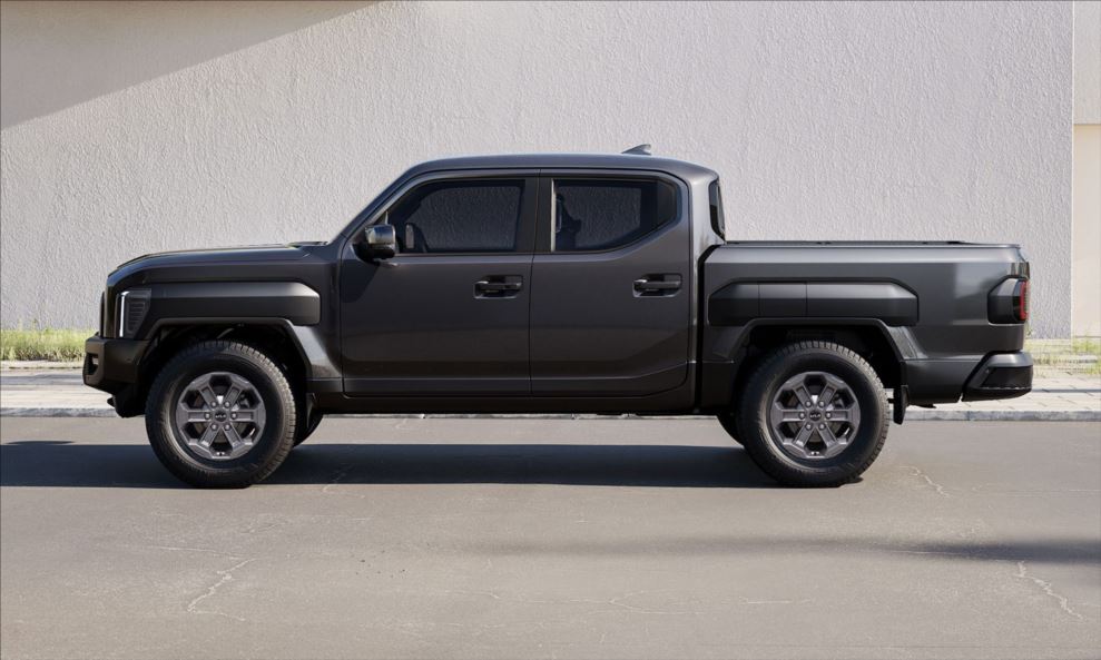 Design robusto da Kia Tasman